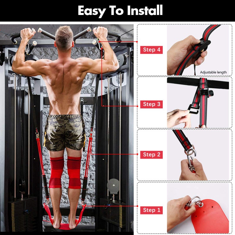 SYNTECSO 440 Lbs Pull Up Assistance Bands - Heavy-Duty Pull Up Resistance Bands for Chin-up Workout - Image 2
